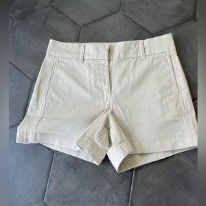 NWT JCREW Khaki Shorts Size 0